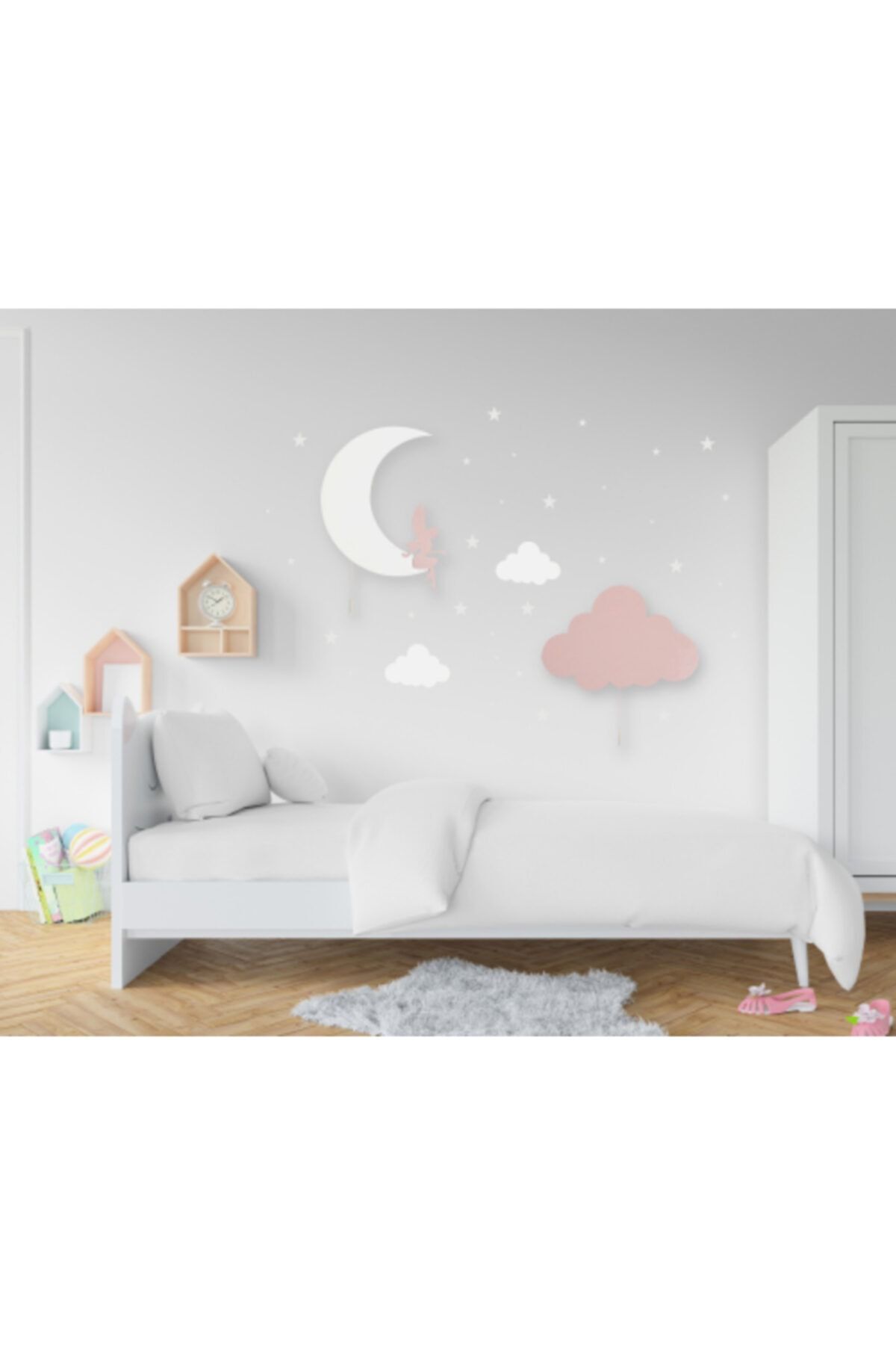 tinytigerstore 2 Li Set Ay Melek Bulut