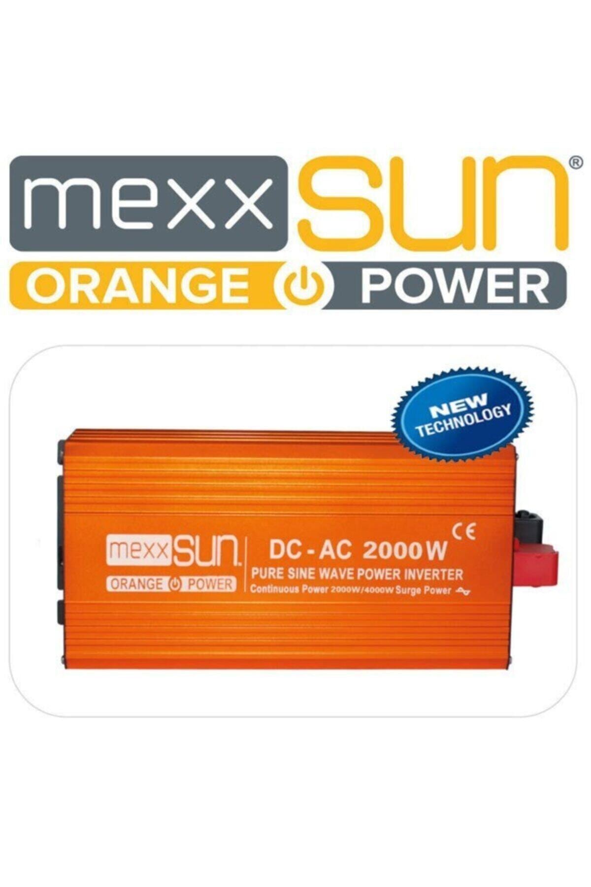 MEXXSUN 2000 W Watt Tam Sinüs Invertör 12 V/220 Volt Çevirici Inverter