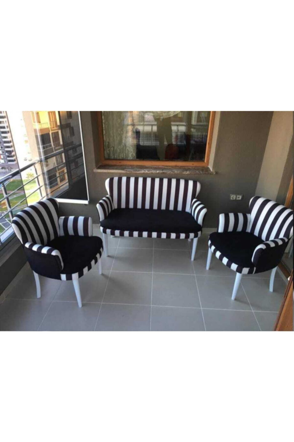 Lux Home Kollu Çay Seti Koltuk Takımı