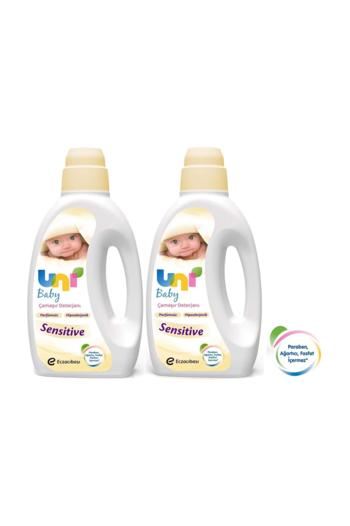 Uni Baby Sıvı Çamaşır Deterjanı 1800Ml 2 Li Set Sensitive (Hipoalerjenik)