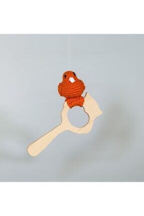 Diş Kaşıyıcı Akçaağaç Kuş Figür Amigurumi Image 0