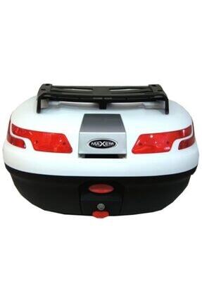 SL45 SIRTLIK+KARGO APARALTI Full Dolu Beyaz Çanta 45 LT. Image 0