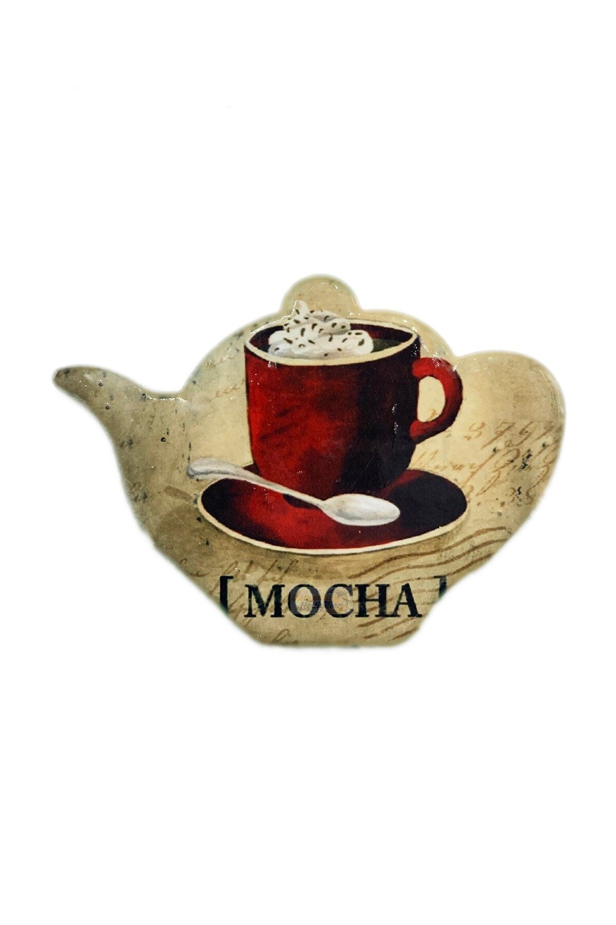 Dünyadan Hediyeler Italya Mocha Temalı Buzdolabı Magneti No.1