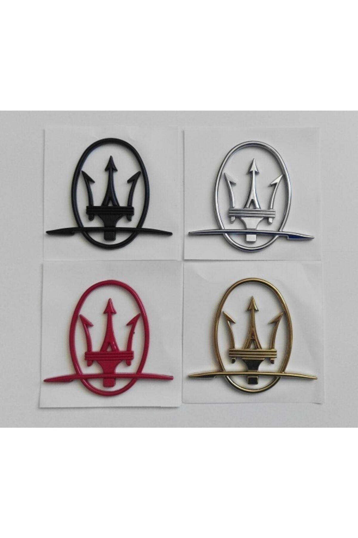 ASLANLAR OTOMOTİV Maserati Renkli Amblem 9cm