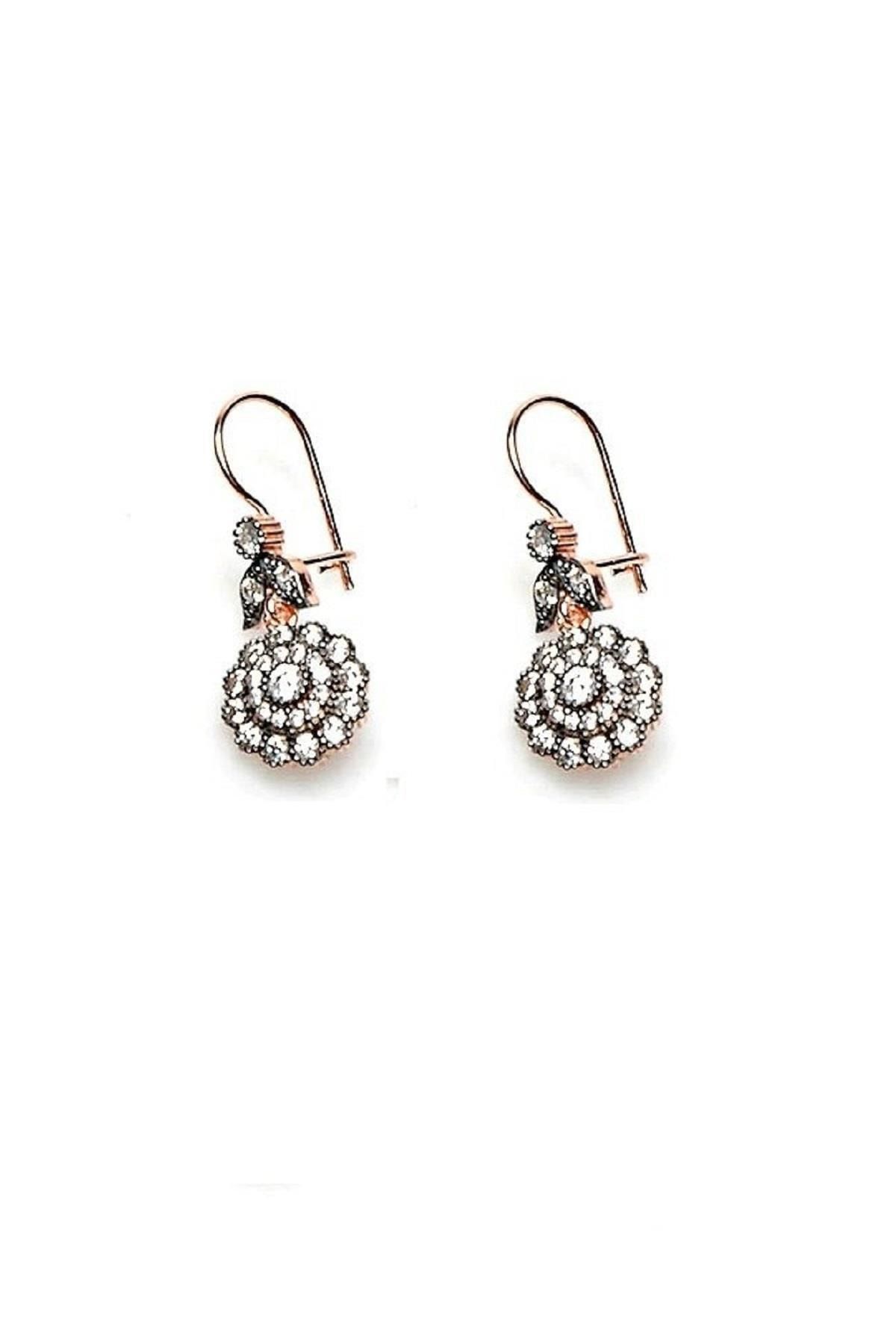 Söğütlü Silver Elmas Montürlü Küpe