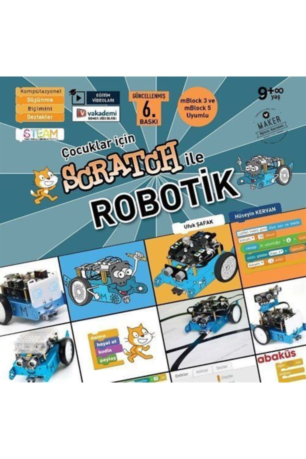 Abaküs Kitap Çocuklar İçin Scratch Ile Robotik