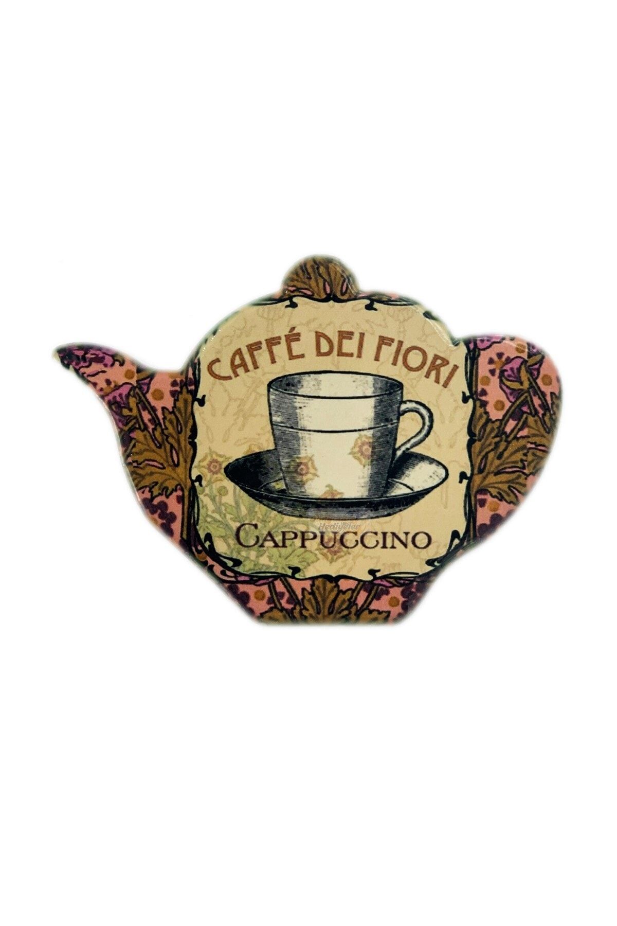 Dünyadan Hediyeler Caffe Dei Fiori Temalı Buzdolabı Magneti No.1