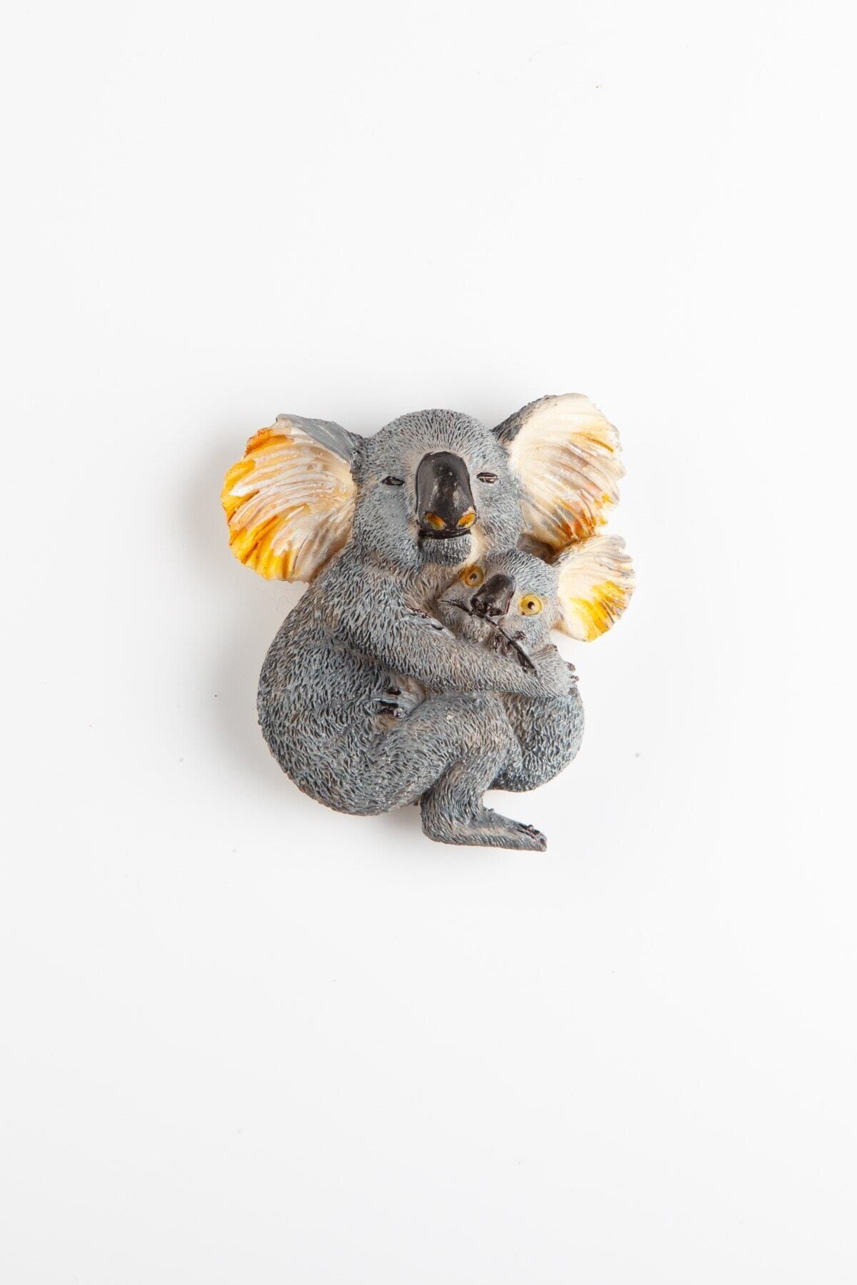 Dünyadan Hediyeler Anne Ve Yavru Koala El Yapımı Magnet 3d