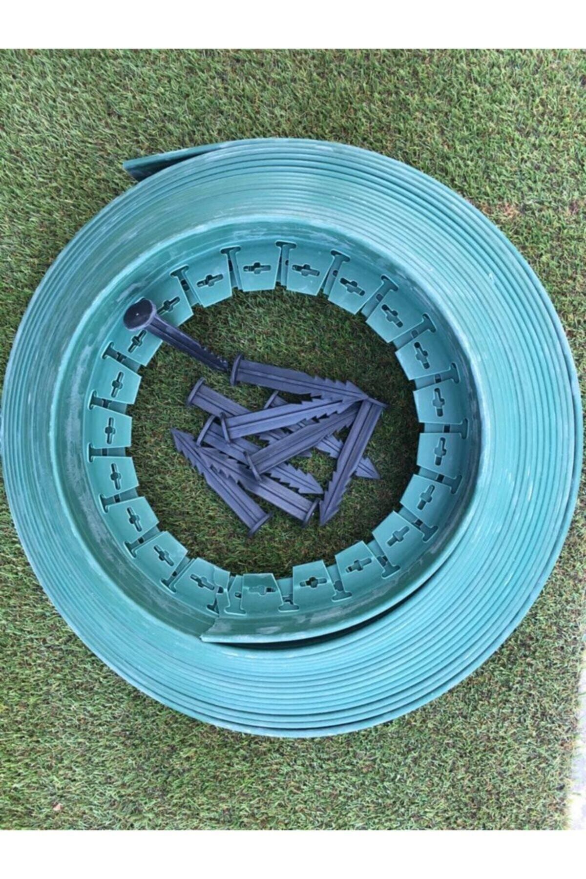 Asenya Çim Ayırıcı 20 Metre Çim Sınırlayıcı Taş Toprak Ayıracı Çim Taş Toprak Bariyeri Çim Toprak Sınırlama