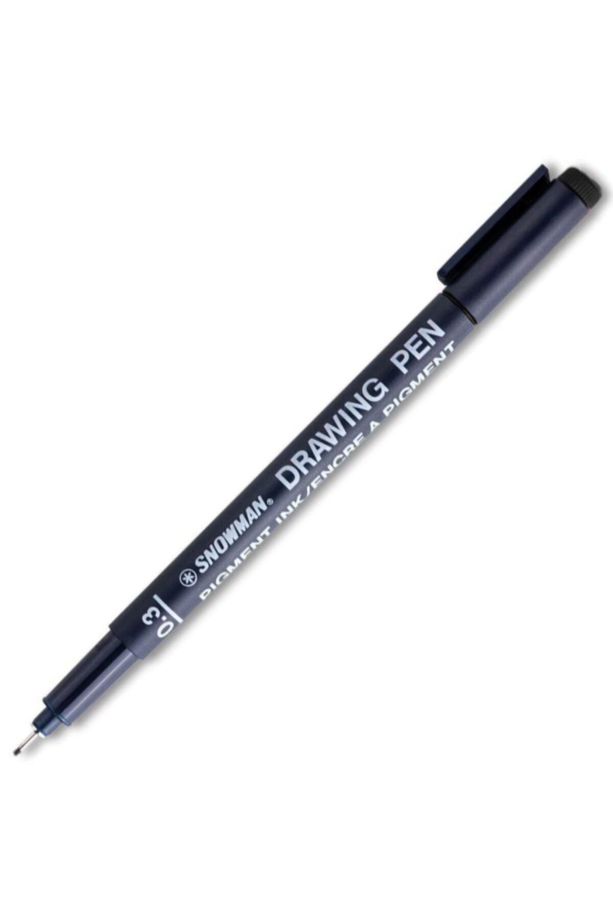 Snowman Ft-700d Teknik Çizim Kalemi Drawing Pen 0.3 Mm Siyah (12 Li Kutu)