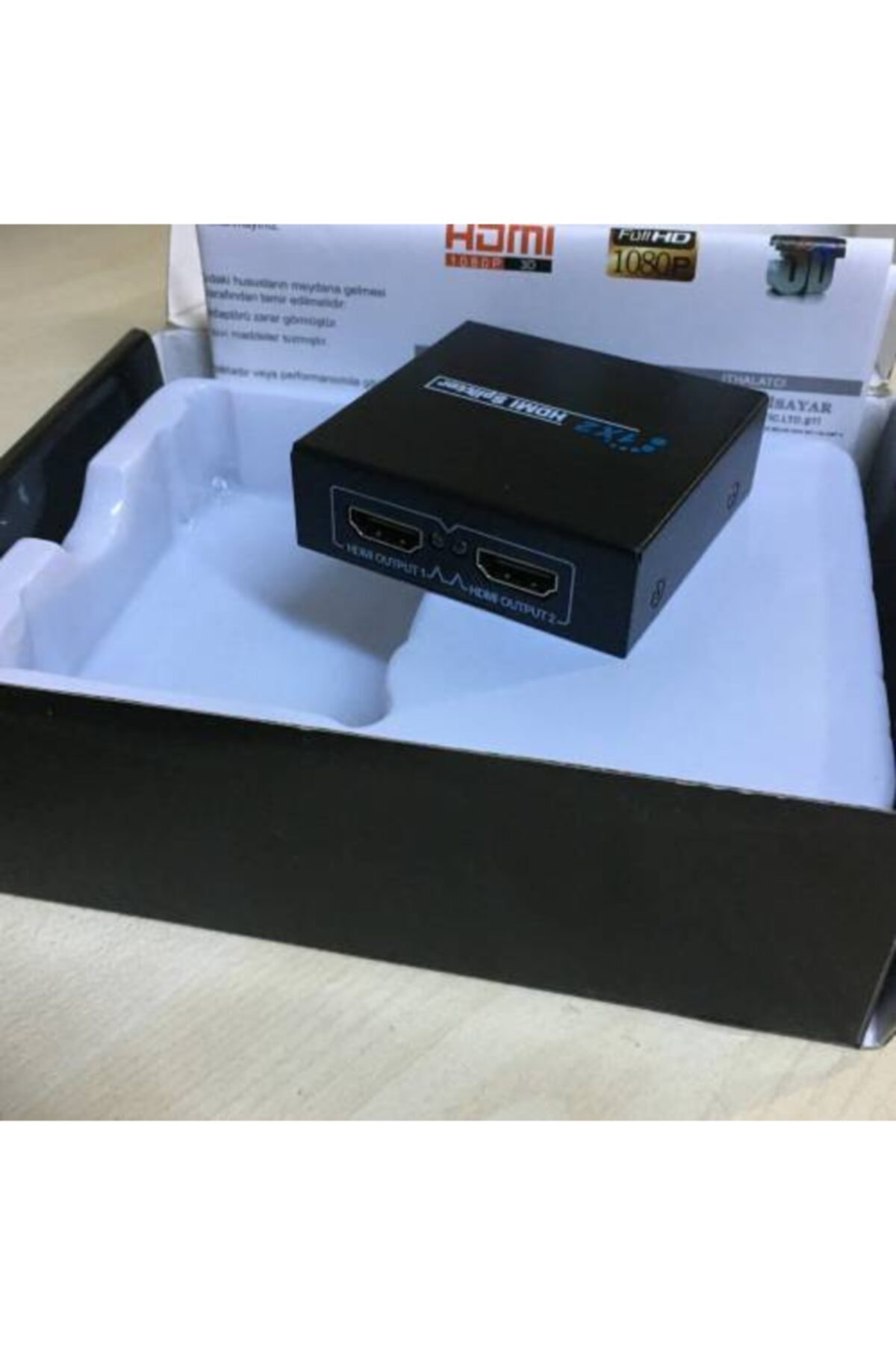 Platoon 2 Port Hdmi Splitter Hdmi Çoğaltıcı Hdmı 2 Hdmı Çoklayıcı Adaptör