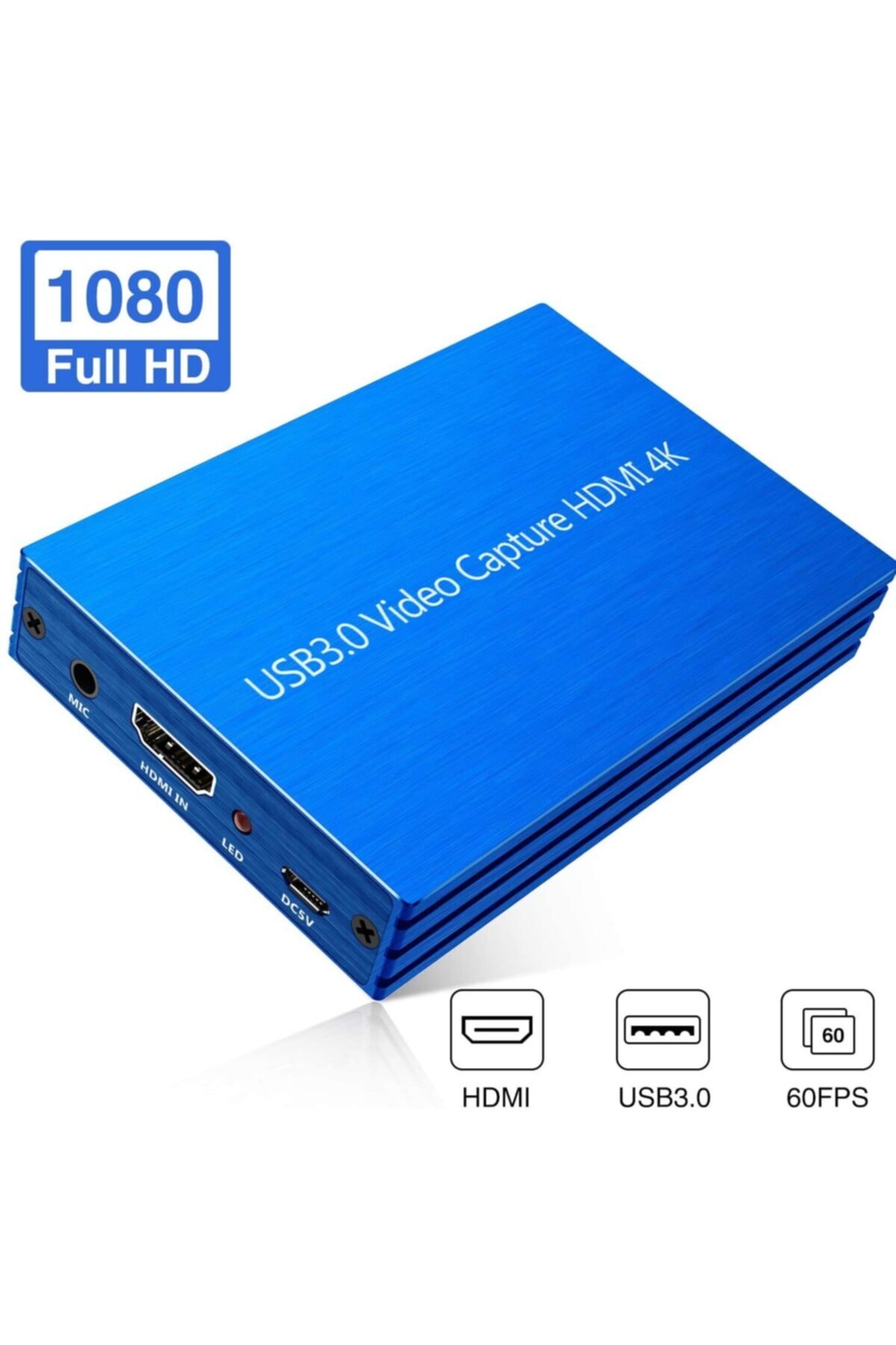 Platoon Video Capture Dongle 1080p Full Hd Video Kaydedici 4k HdmıUsb 3.0