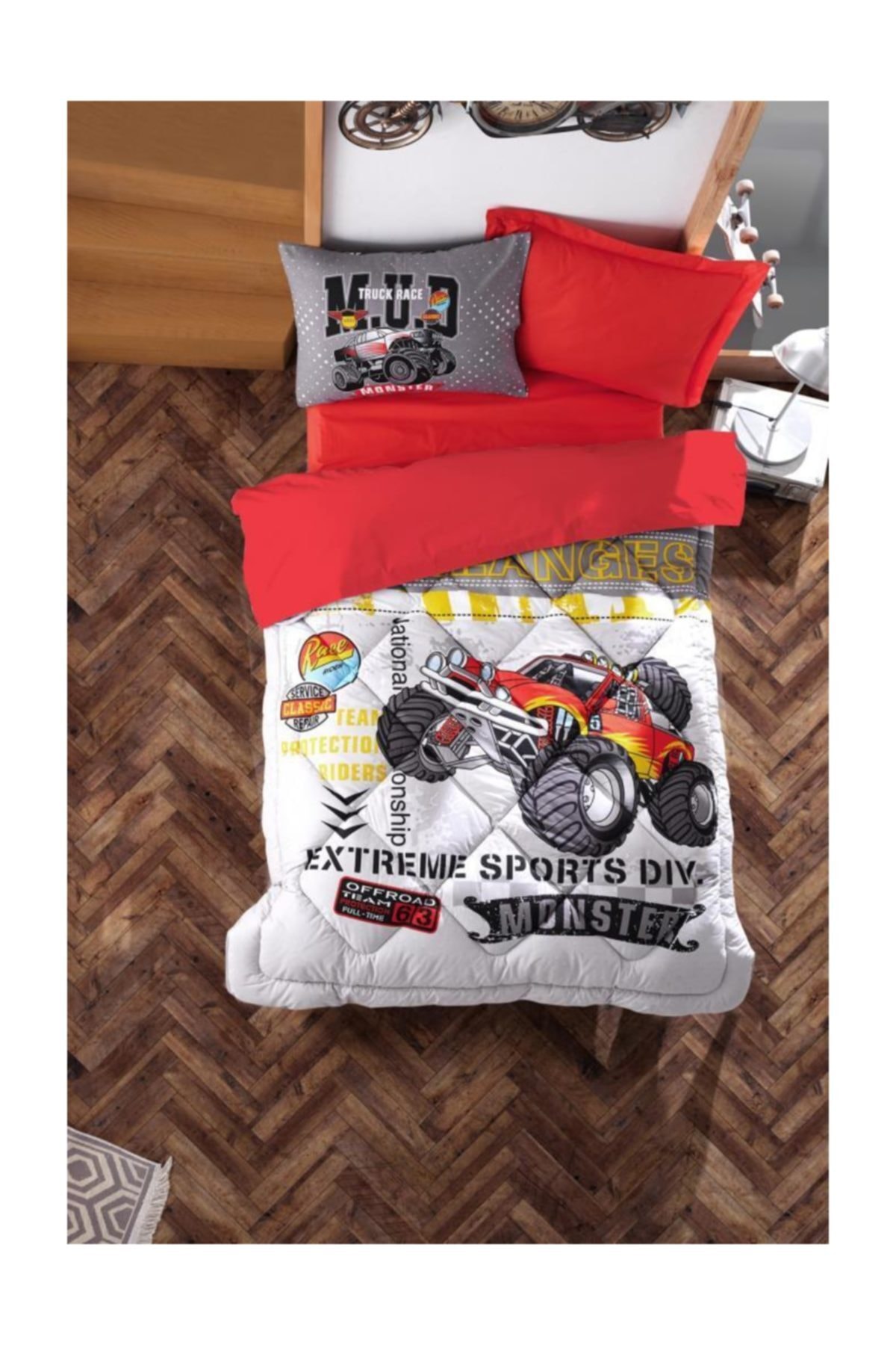 Cotton Box Junior Tek Kisilik Uyku Seti Monster