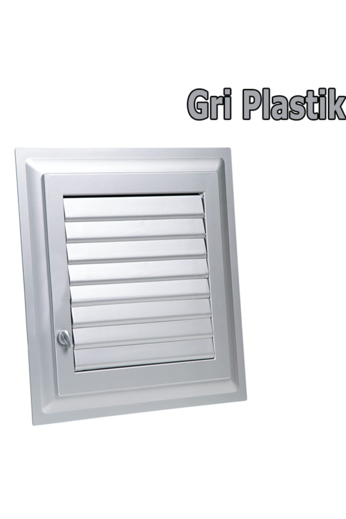 Process 45x45 Gri Plastik Banyo Wc Havalandırma Menfez Panjur