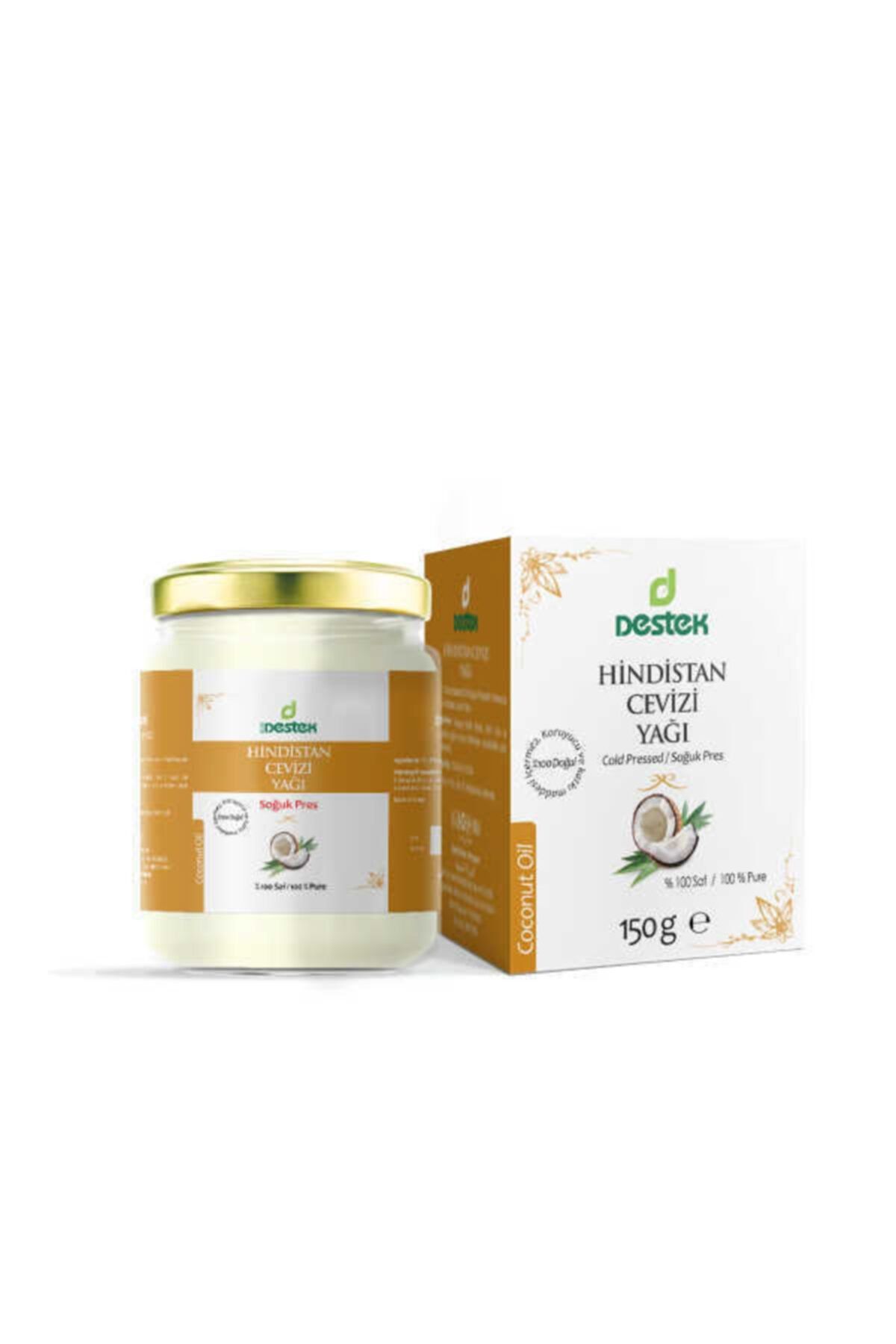 Destek Hindistan Cevizi Yağı 150 ml 3 Kutu