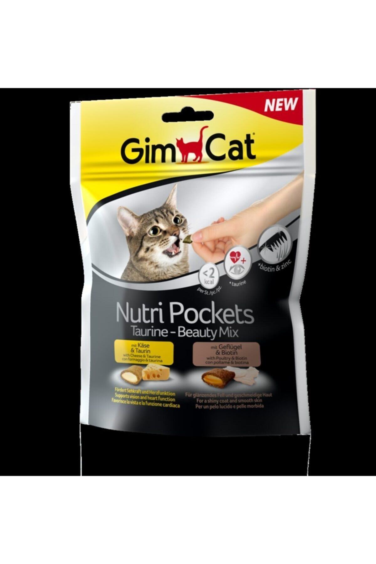 Gimcat Nutripockets Kedi Ödülü Taurin&Beauty 150 gr