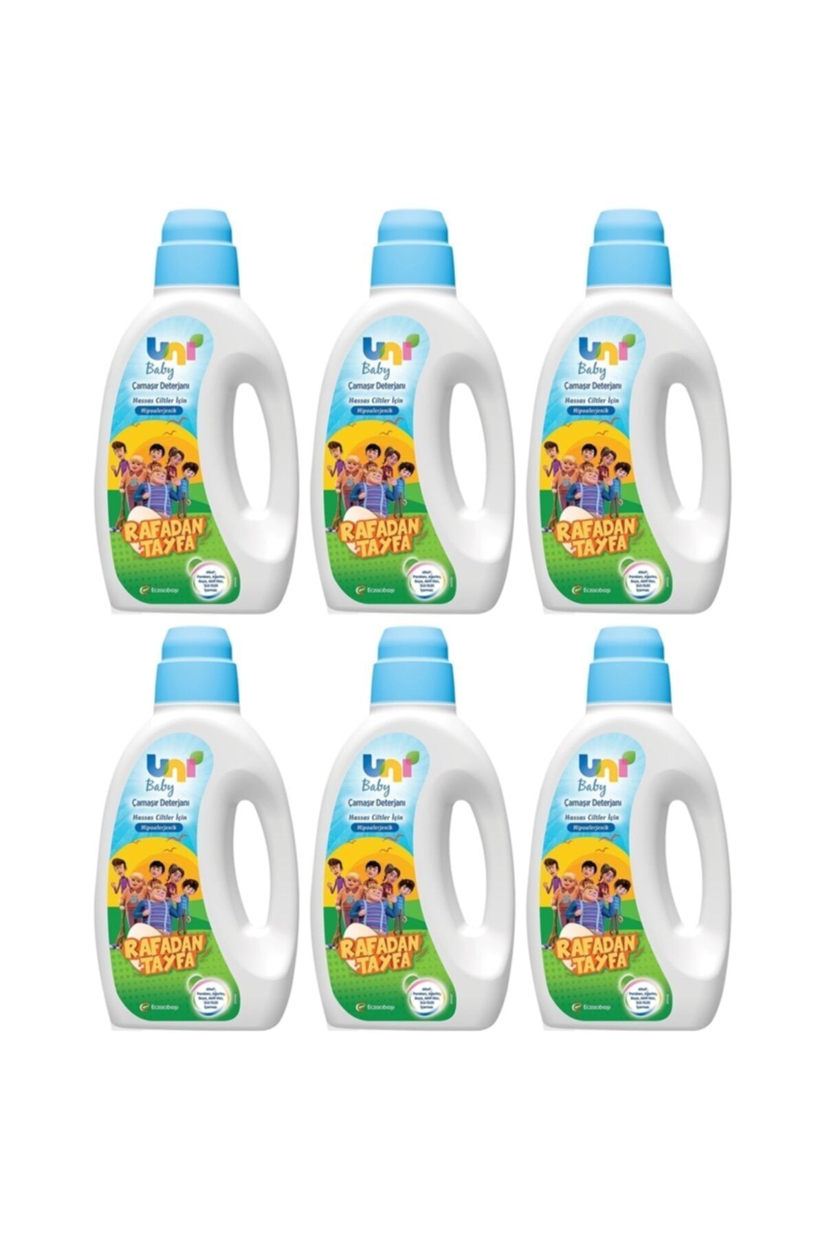 Uni Baby Sıvı Çamaşır Deterjanı Rafadan Tayfa 6 X 1500 Ml