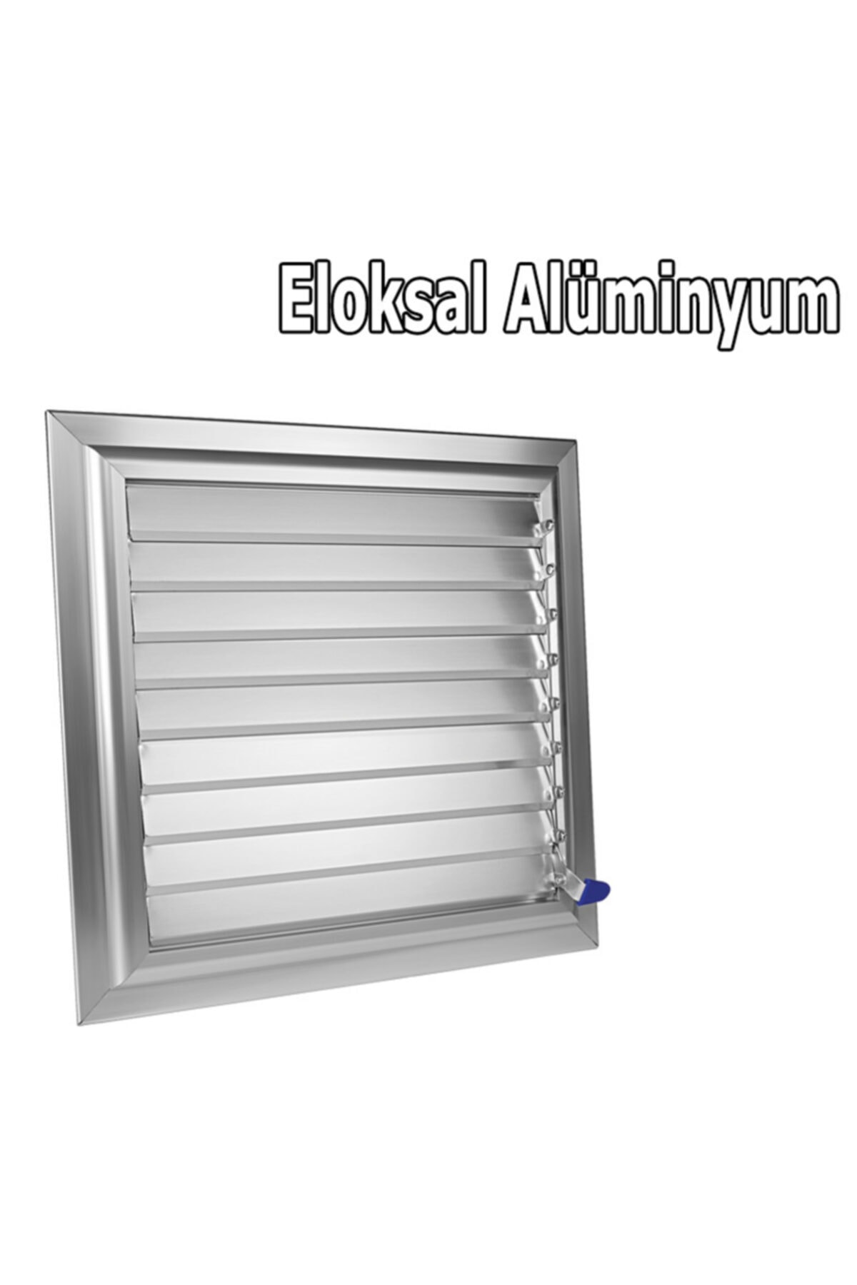 Process 60x60 Eloksal Alüminyum Banyo Wc Havalandırma Menfez Panjur