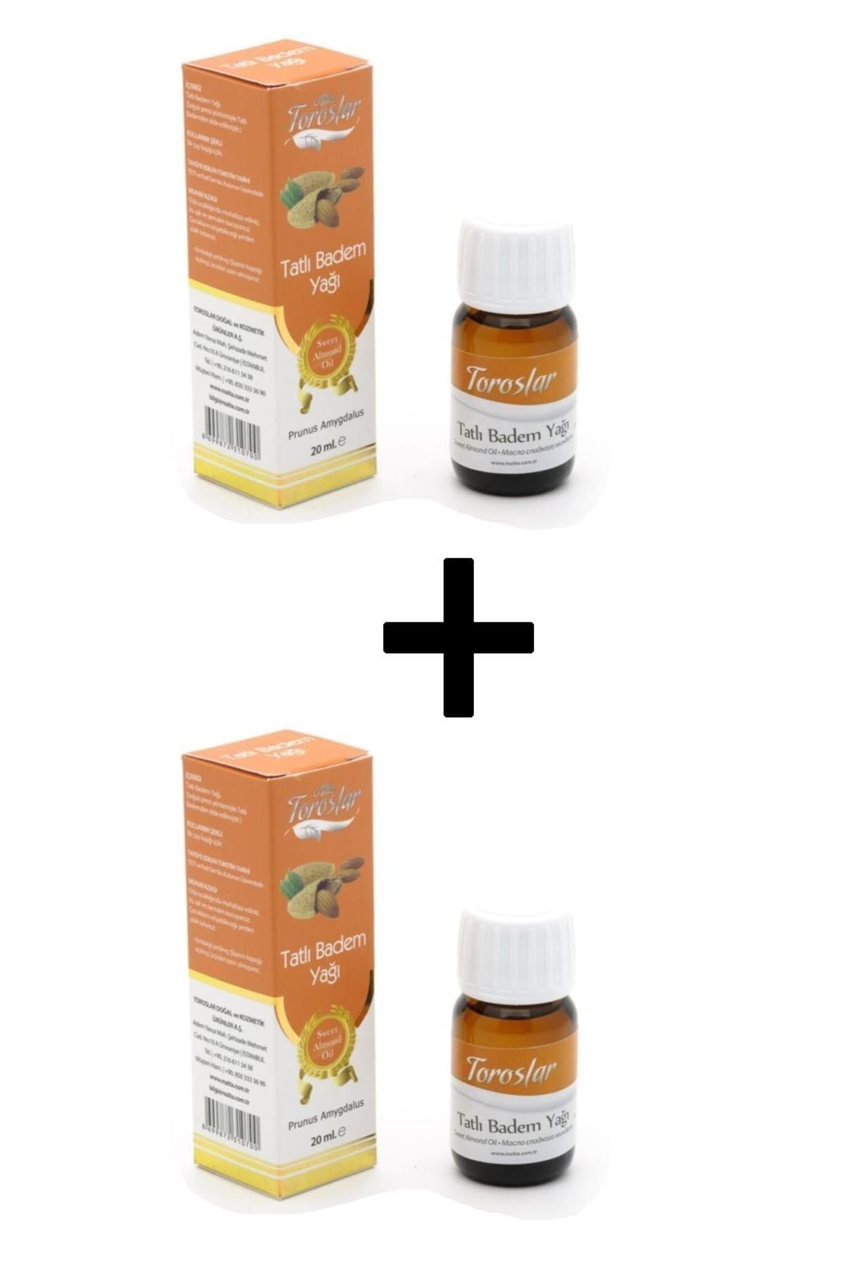 Toroslar Doğal ve Kozmetik Tatlı Badem Yağı 20 ml 2 Adet