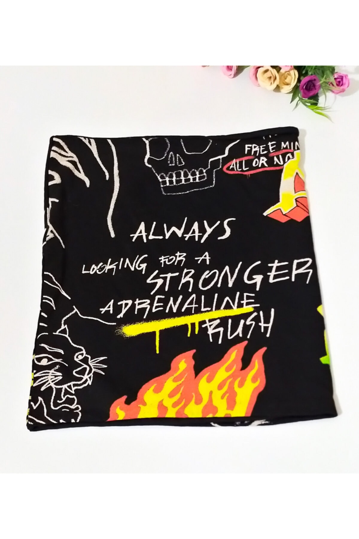 Mosa Unisex Siyah Renk Boyunluk