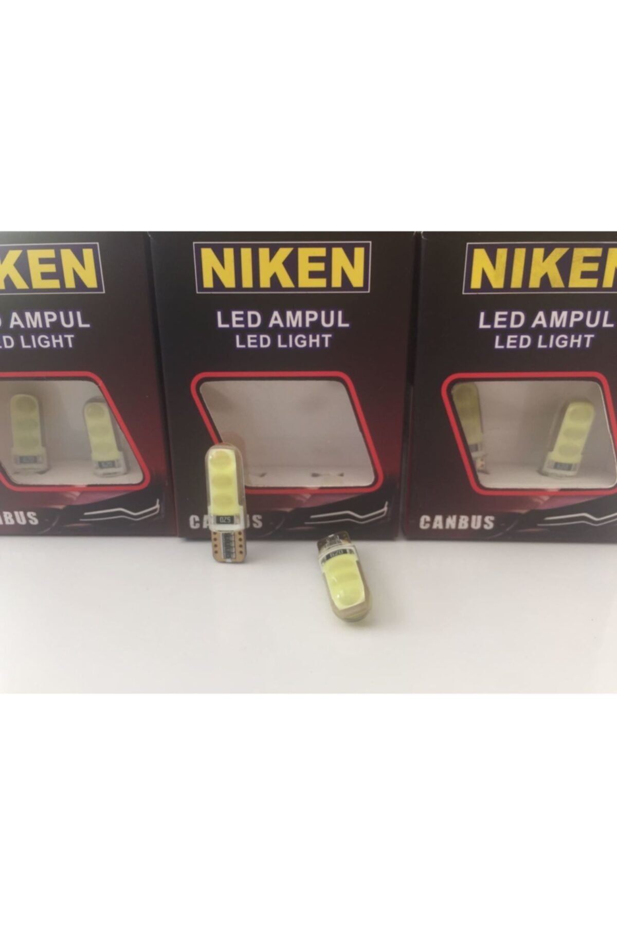 niken t10 led park ampul ledi plaka ampul ledi canbus beyaz silikon led fiyati yorumlari trendyol