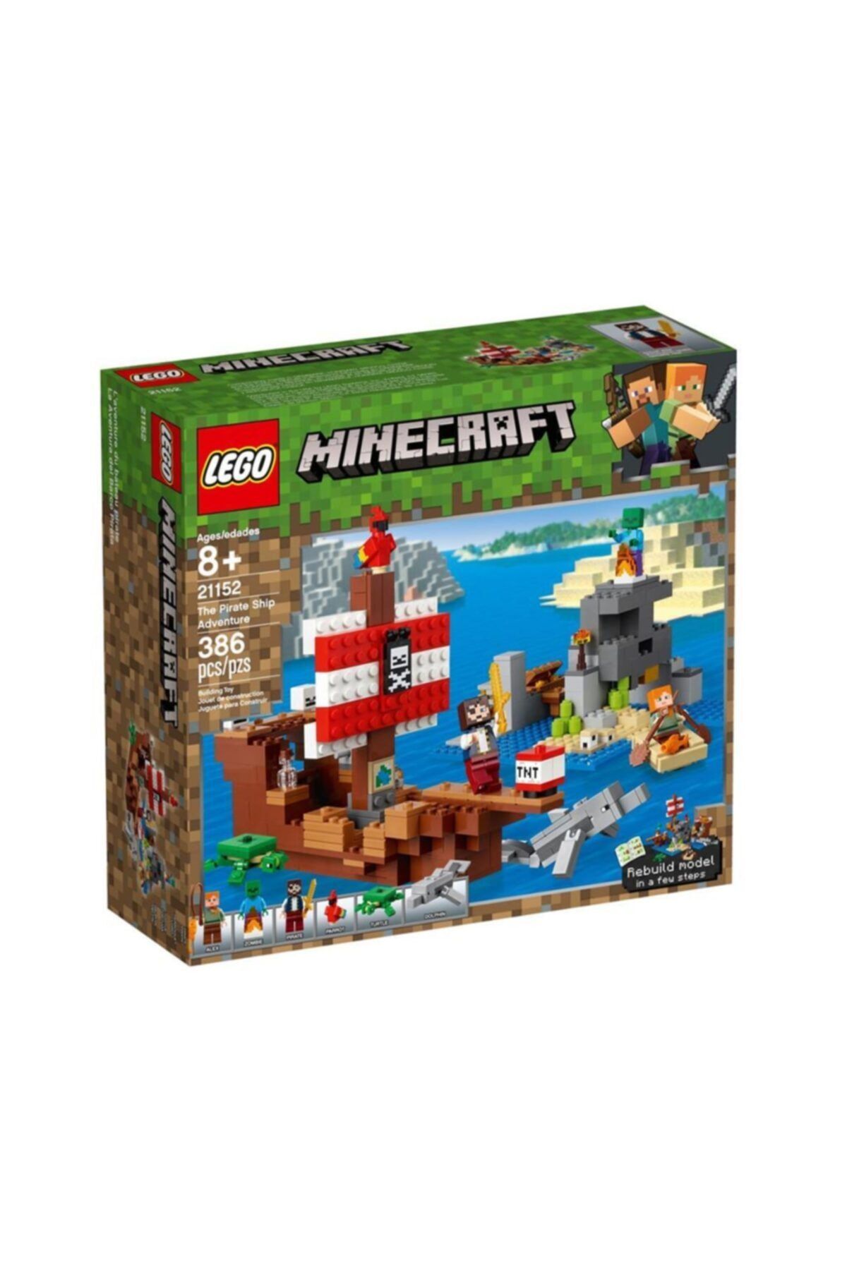 LEGO 21152 LEGO Minecraft Korsan Gemisi Macerası