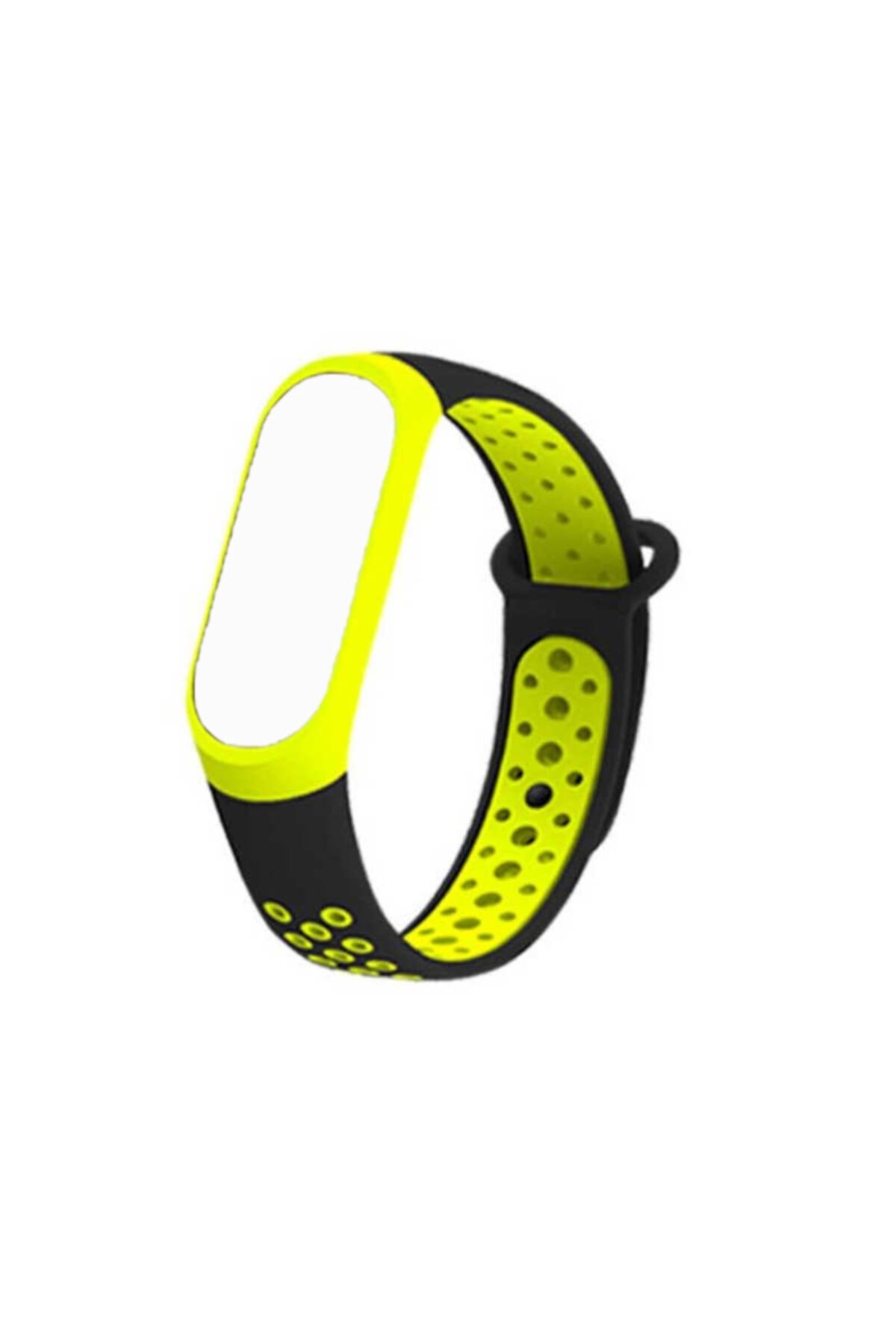 zore Xiaomi Mi Band 5 Kordon Sağlam Silikon Delikli Şık Tasarım