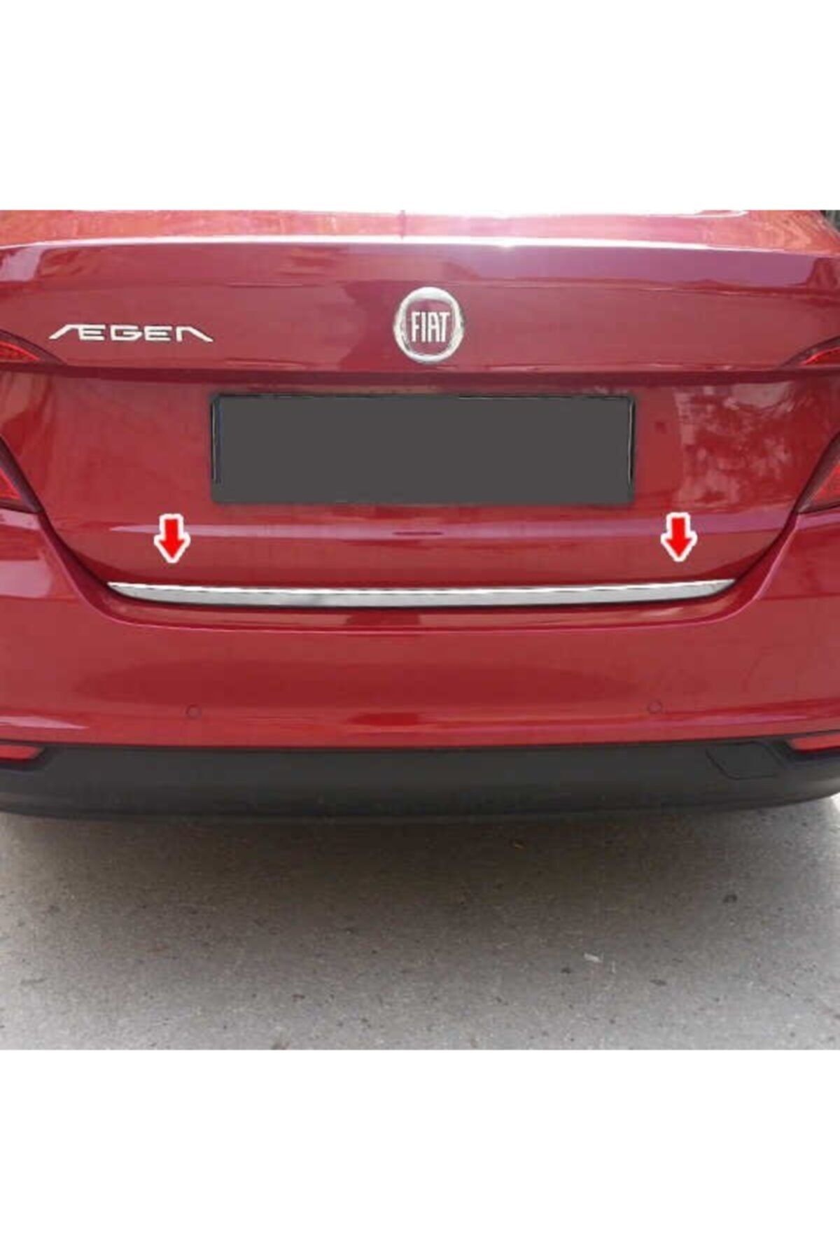 KromGaraj Fiat Egea Sedan Formlu Krom Bagaj Alt Çıta Paslanmaz Çelik