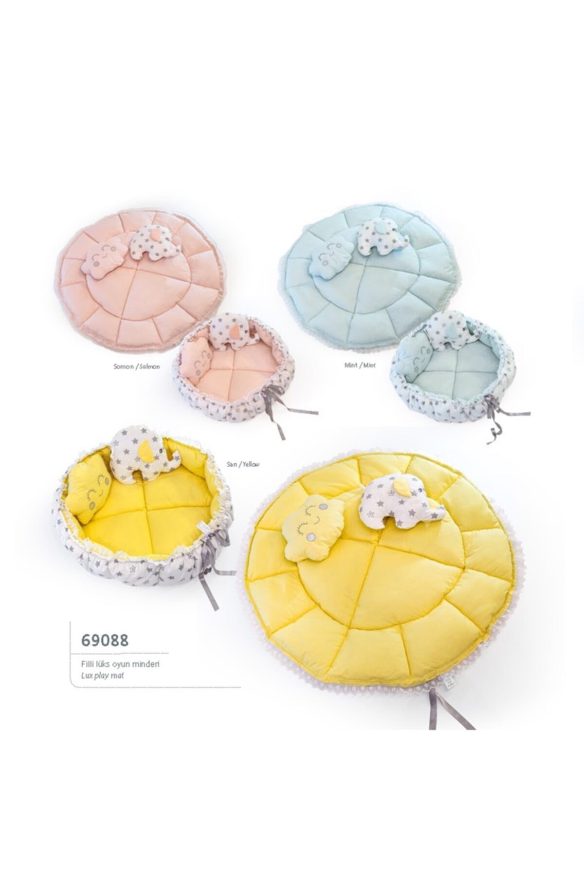 Bibaby 69088 Filli Lüks Oyun Minderi Mint