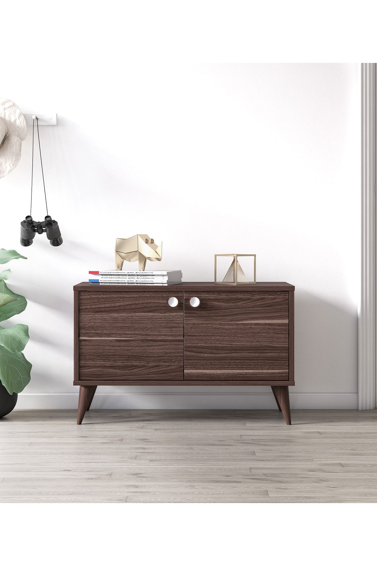 Ruum Store By Doğtaş Vega İki Kapaklı Alçak Dolap Ceviz
