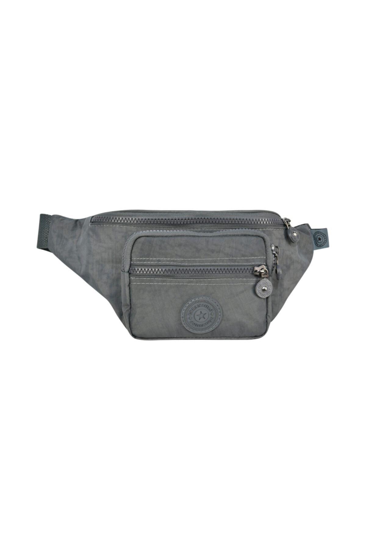 Maynimos Unisex Gri Bel Çantası