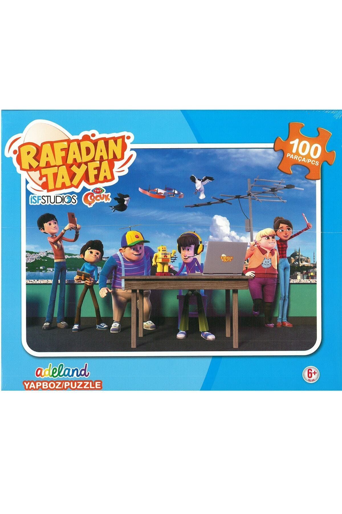 Adel Trt Çocuk Rafadan Tayfa Kutulu Puzzle 100'lü