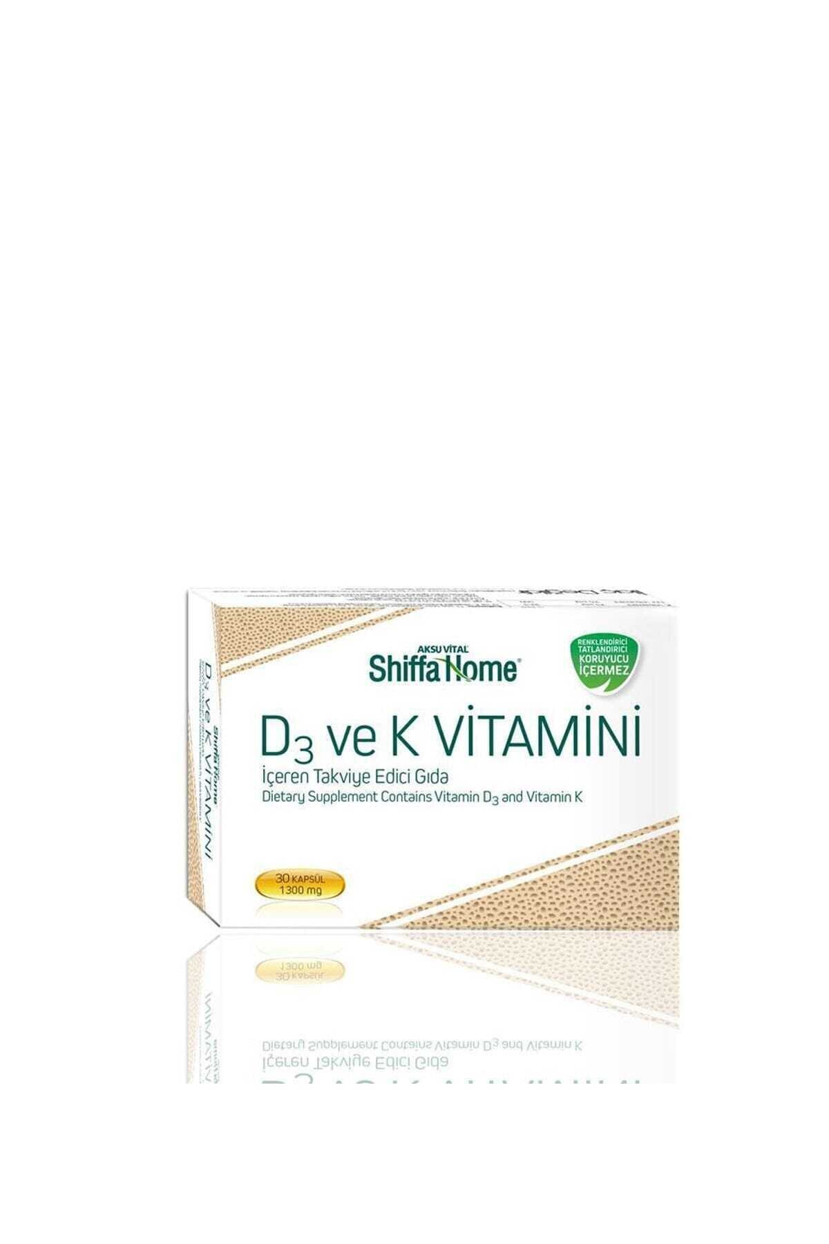 Shiffa Home D3 Ve K Vitamini 30 Softjell 1300mg