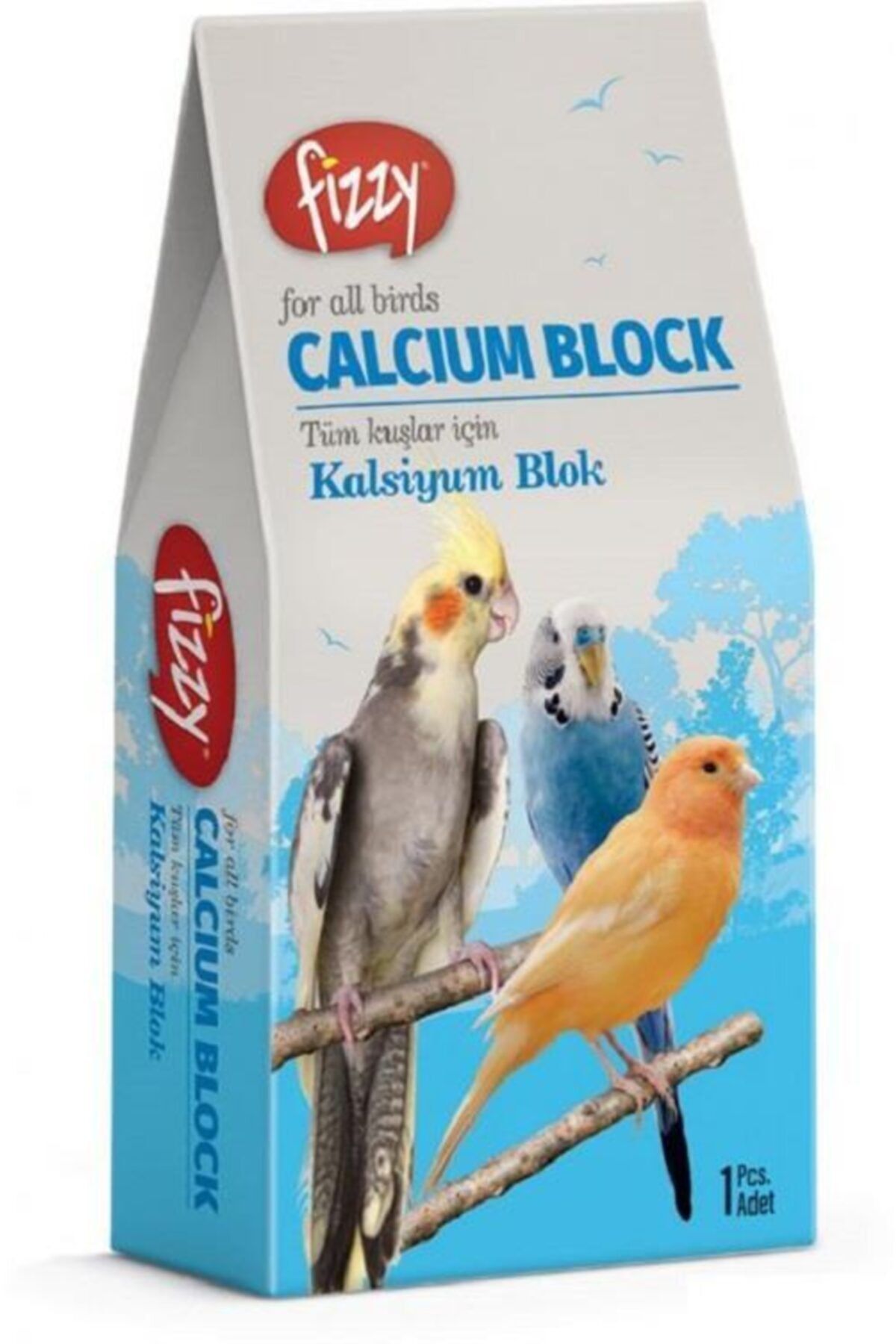 Fizzy Kuşlar Için Kalsiyum Blok  1 Adet
