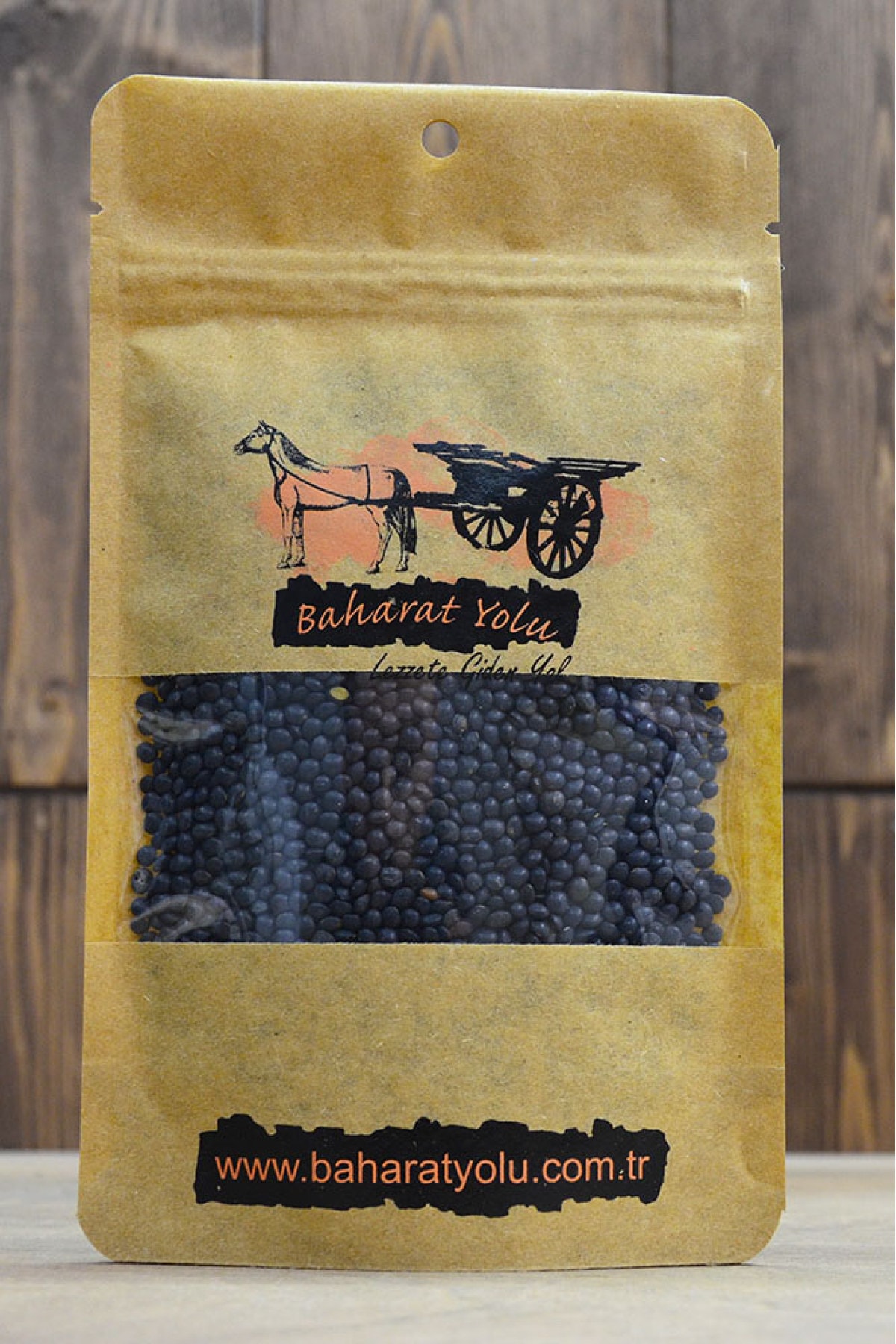 Baharat Yolu Belluga Mercimek Organik 1kg