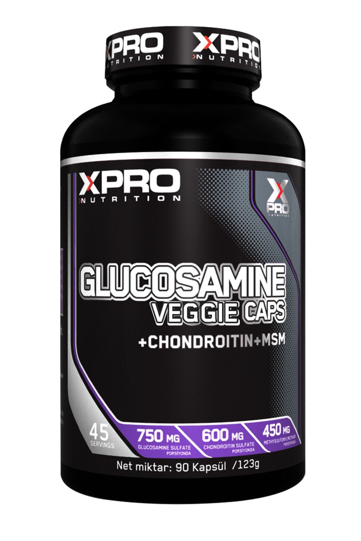 Xpro Nutrition Glucosamine + Msm + Chondroitin 1800mg - 90 Vejetaryen Kapsül
