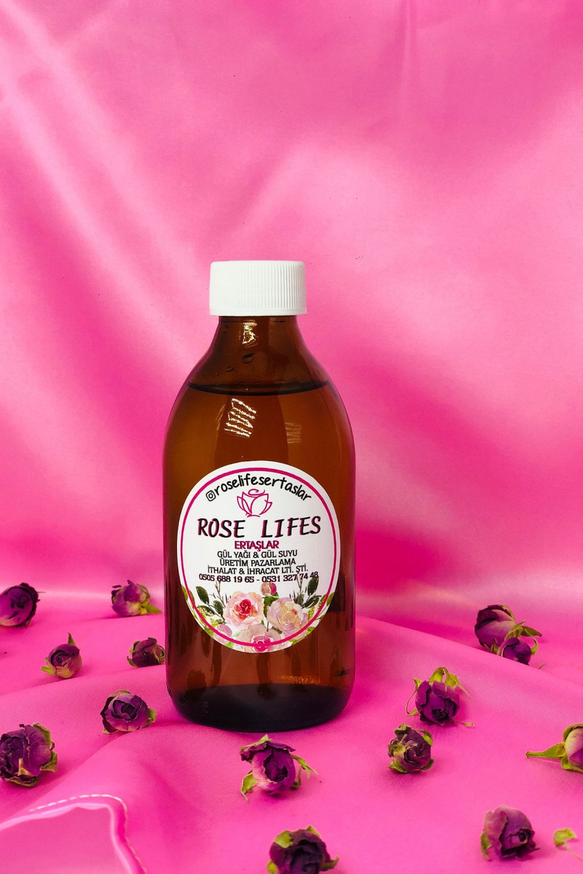 ROSE LİFES ERTAŞLAR Yağı Alınmamış Doğal Gül Suyu Üreticiden 250 ml