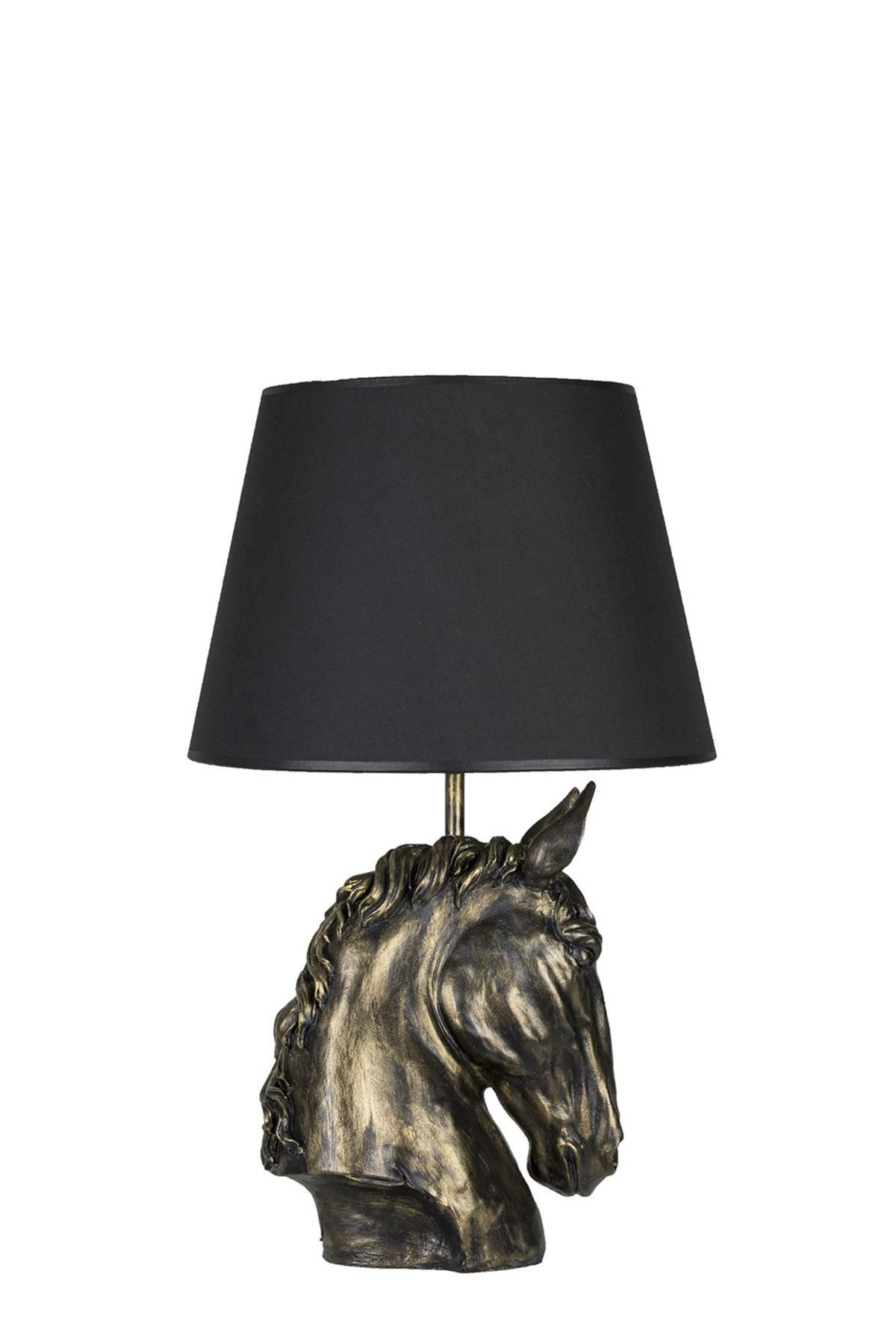 qdec gold siyah modern dizayn at abajur fiyati yorumlari trendyol