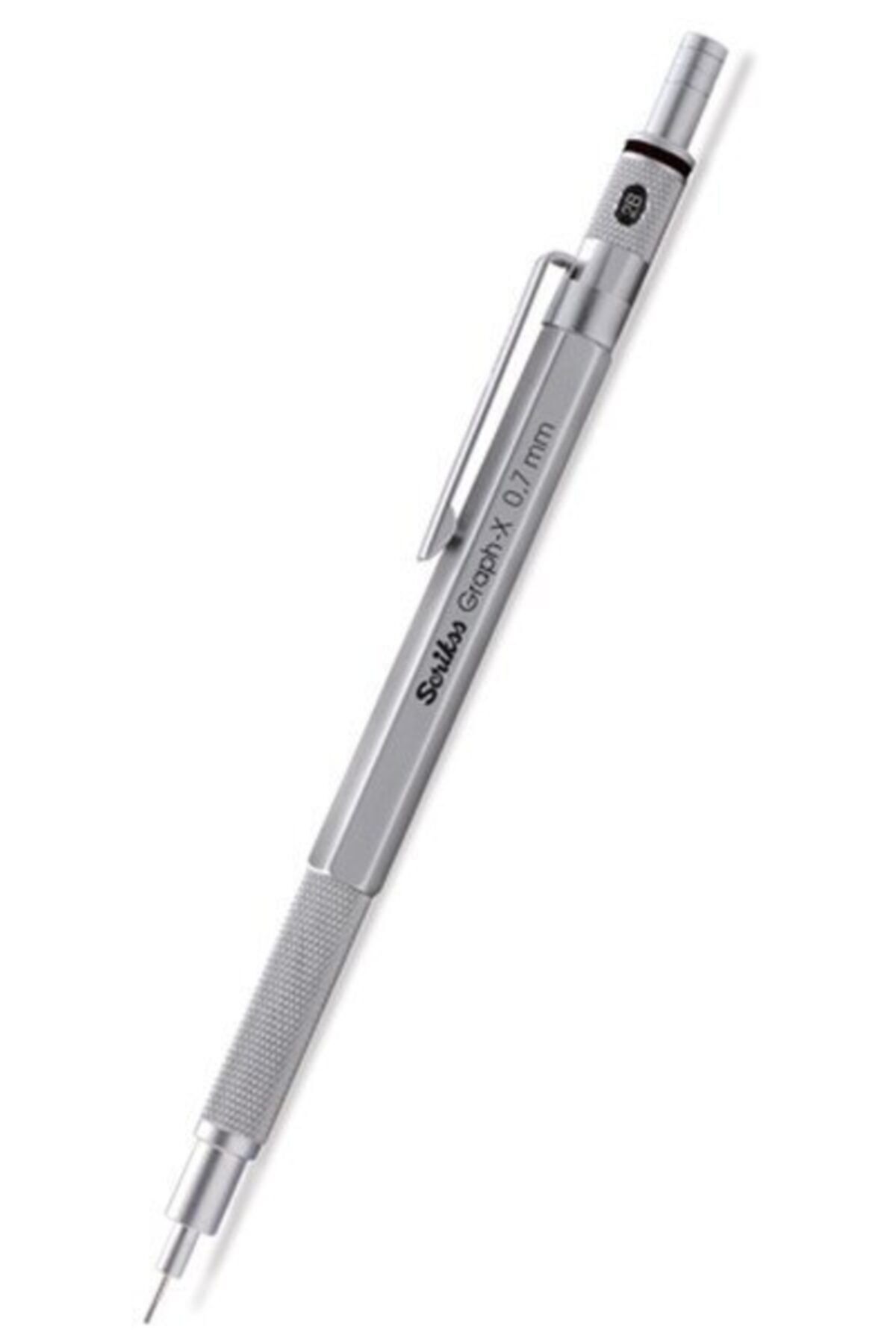 Scrikss Graph-x Metal Versatil Kalem 0,7mm Saten Gri