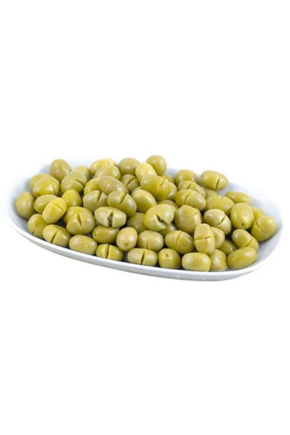 Antep Doğal Gıda Pazarı Yeni Sezon Çekirdeksiz Kırma Yeşil Zeytin 3 Kg