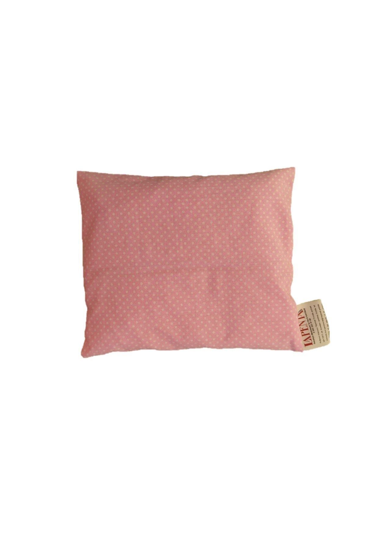 LAPENTA Bebek Kiraz Çekirdekli Mini Kareyastık Pembe