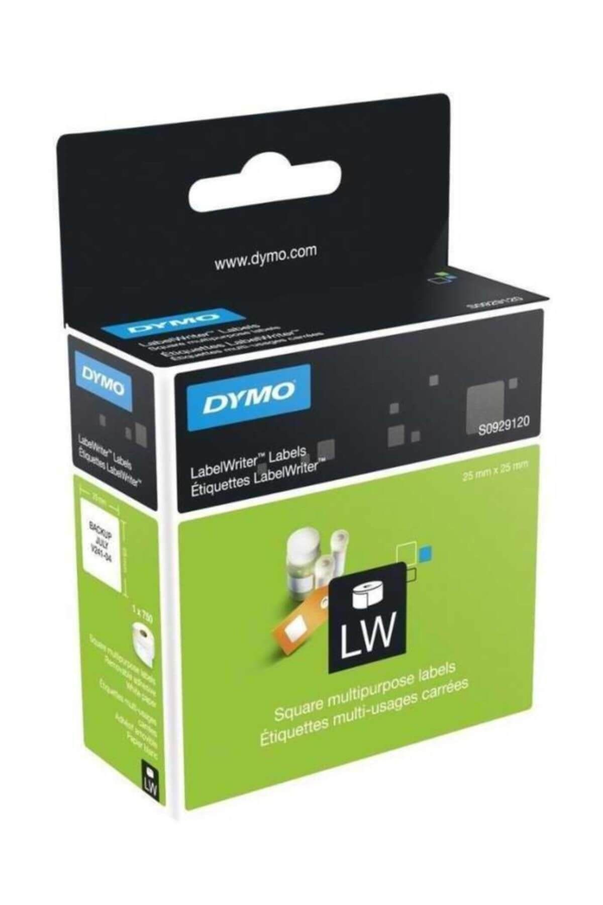 Dymo Çok Amaçlı Kare Barkod Etiketi 25x25mm S0929120