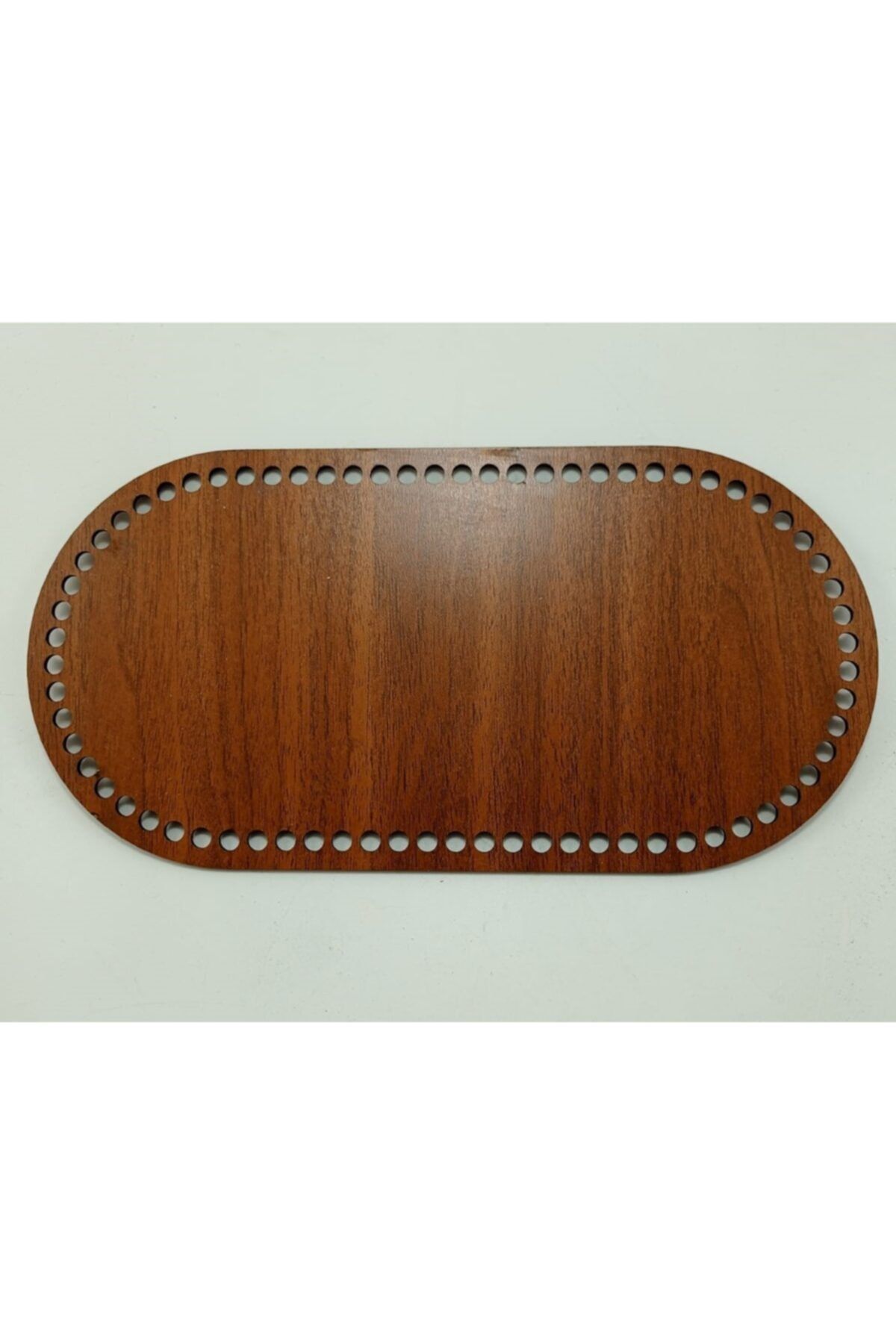 ahşap diyarı Ahşap Oval 15x30 Cm Tabanlık