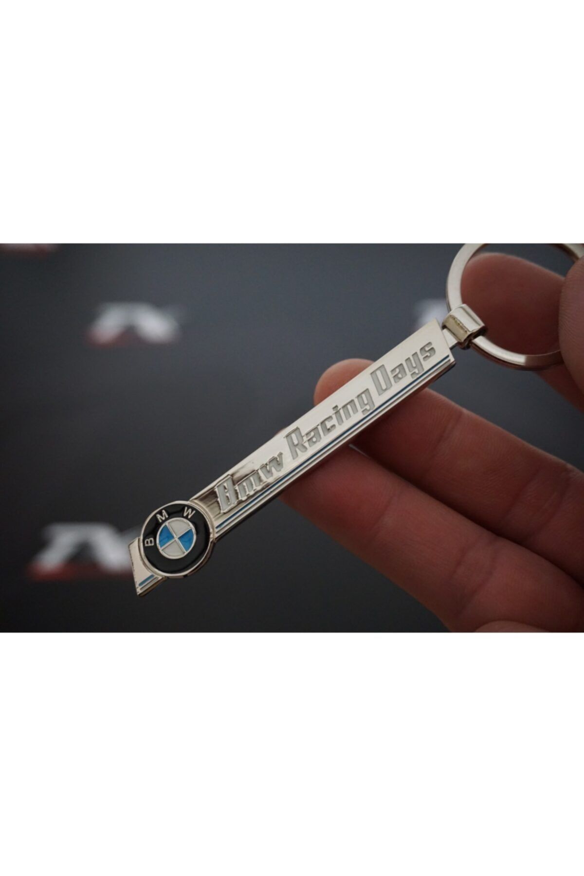BMW Racing Days Logo Krom Metal Anahtarlık