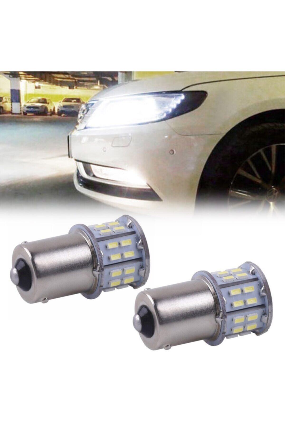 Rnport Süper Parlak Geri Vites Park Ampulü Tek Duy Beyaz 50 Led