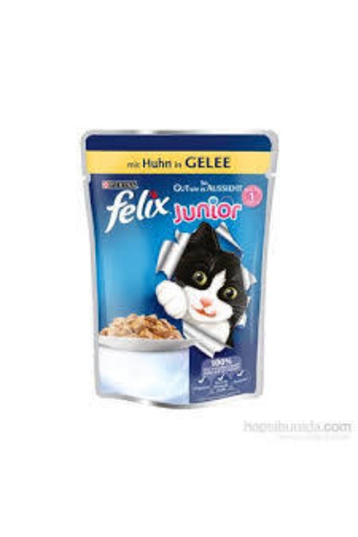 FELIX Pounch Tavuklu Yavru Kedi Yaş Mama 100gr * 20 Adet