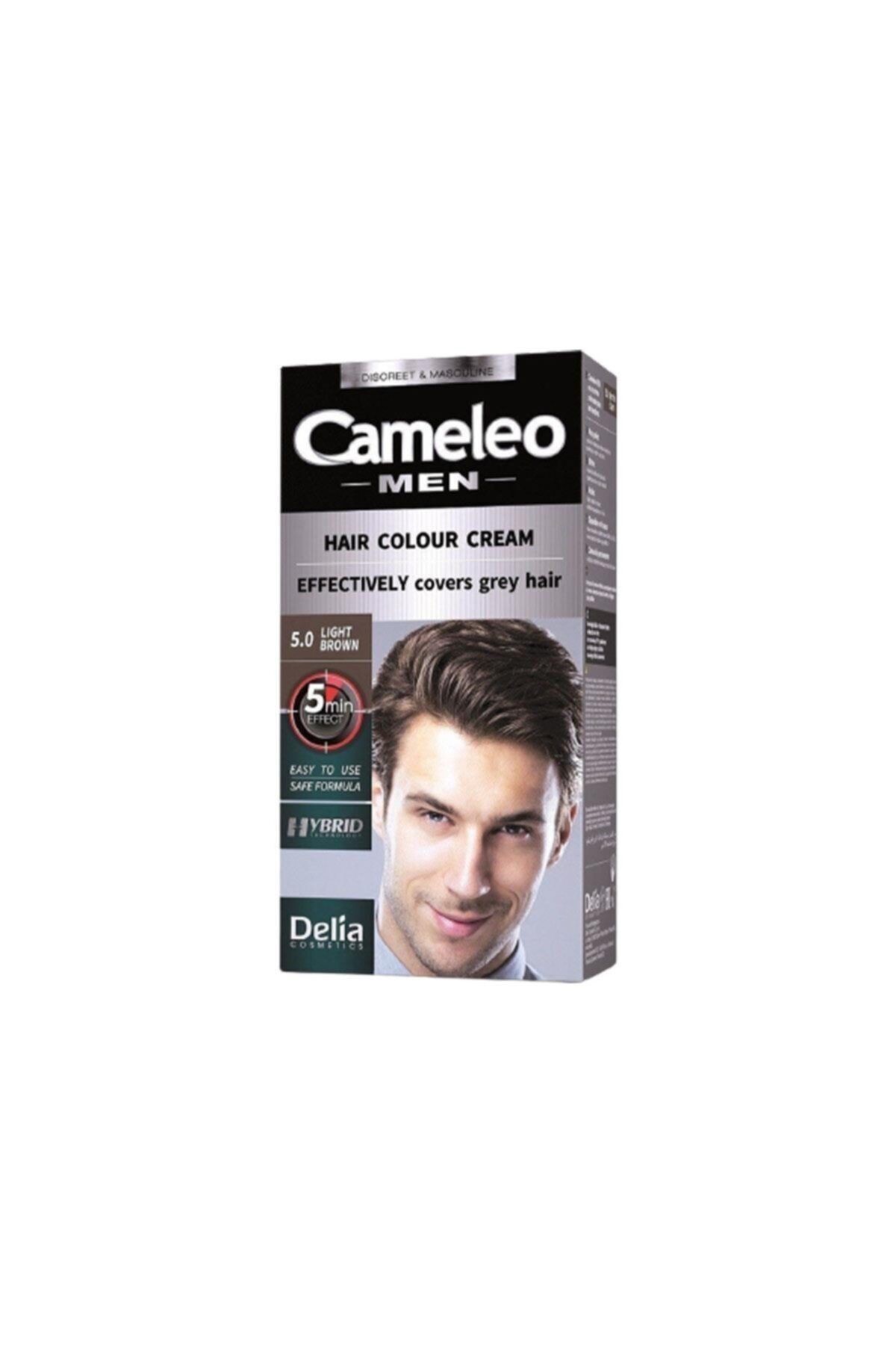 Delia Cameleo Erkek Saç Sakal Ve Bıyık Boya Kremi 5.0 Light Brown