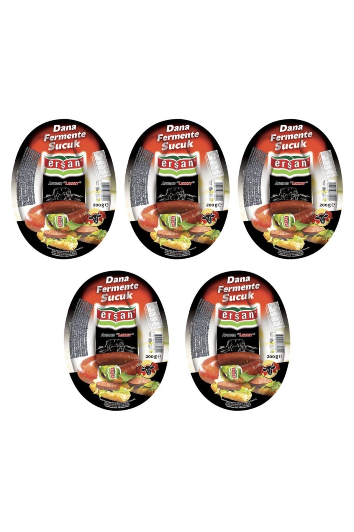 ERŞAN ET Dana Fermente Kangal Sucuk 200 gr X 5 Adet