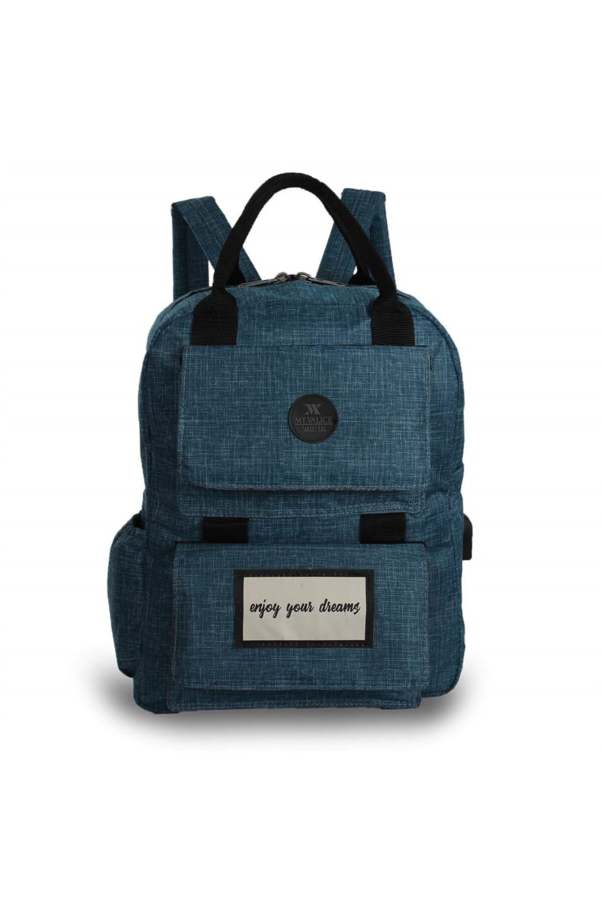 My Valice Smart Bag Usb'li Anne Bebek Bakım Ve Sırt Çantası 1403 Petrol Yeşili