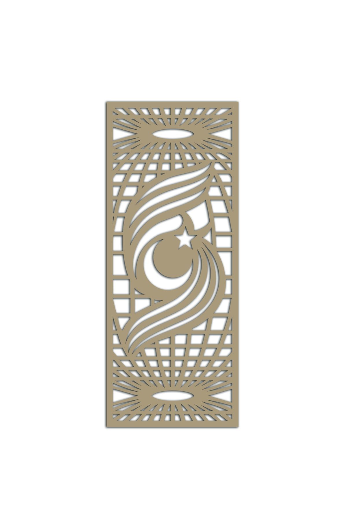 Liar Dekor Liar Ahşap Seperatör (Paravan) - KSP-199 - (10 mm) - (85 cm x 210 cm) - (Ham)